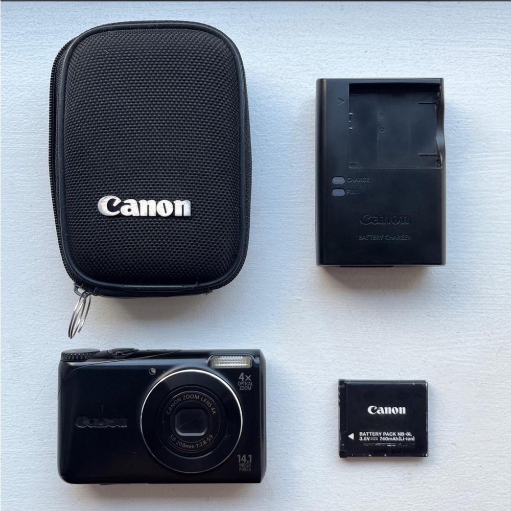 Canon PowerShot A2200 HD Black Digital Camera with Battery, Case, Charger tested